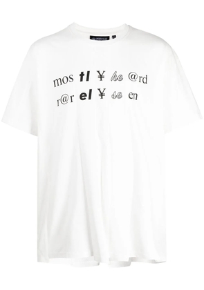Mostly Heard Rarely Seen graphic-print cotton T-shirt - White