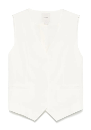 Calvin Klein textured waistcoat - White
