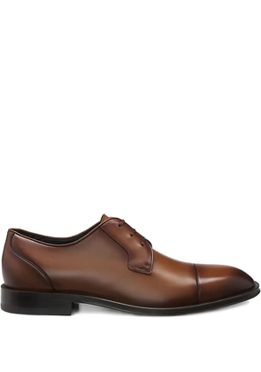 BOSS cap-toe derby shoes - Brown