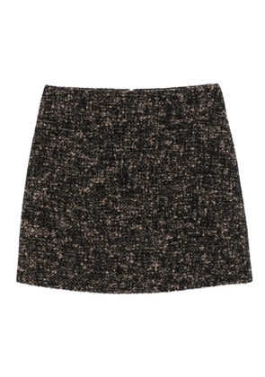 Blazé Milano Katara tweed mini skirt - Brown