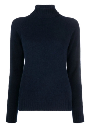 Drumohr roll-neck wool jumper - Blue