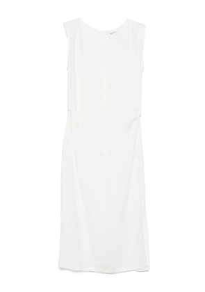 kaos linen midi dress - White