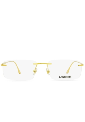Longines rimless square-frame glasses - Yellow