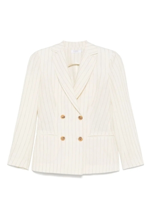 Barba pinstripe blazer - Neutrals