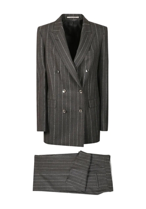 Tagliatore pinstripe double-breasted suit - Grey