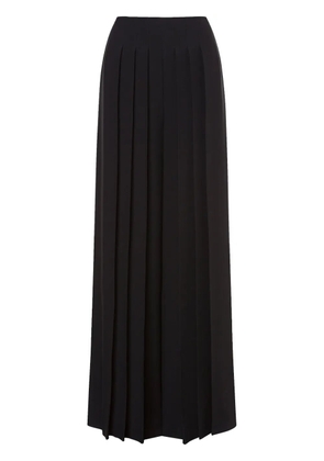 Alberta Ferretti pleated wide-leg trousers - Black
