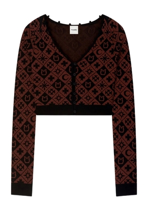 Nanushka Dovie long-sleeve cardigan - Black