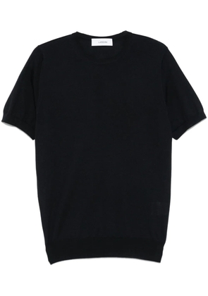 Lardini fine-knit T-shirt - Blue