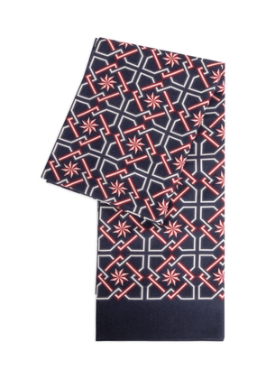 FURSAC geometric-star-print scarf - Blue