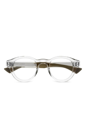 Saint Laurent Eyewear round-frame glasses - White
