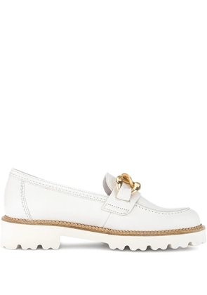 GABOR chain-link loafers - White