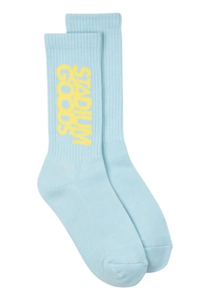 STADIUM GOODS® logo 'Robin Egg' crew socks - Blue