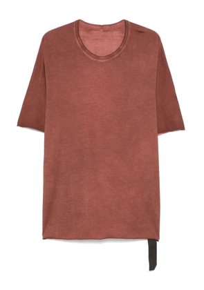 69 tape-detail T-shirt - Brown