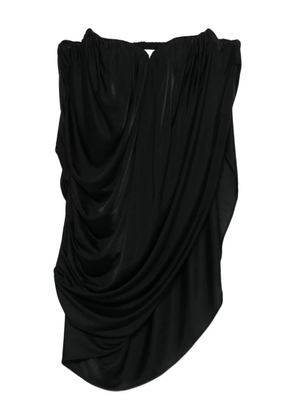 Giuseppe Di Morabito draped strapless top - Black