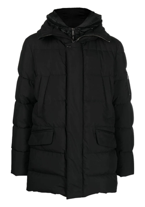 Moorer hooded padded coat - Black
