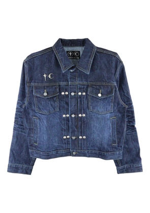 THUG CLUB Naval Warfare denim jacket - Blue