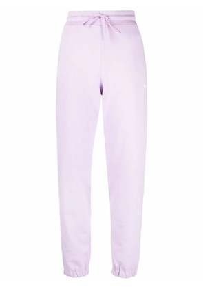 MSGM logo-print track pants - Purple