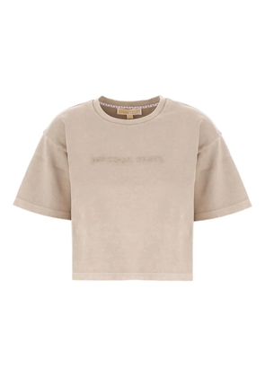 Michael Michael Kors logo-debossed T-shirt - Neutrals