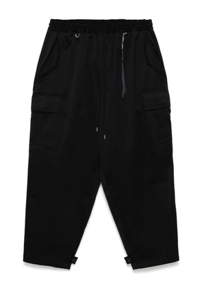 Mastermind World embroidered logo trousers - Black