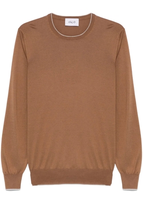 D4.0 crew-neck sweater - Brown