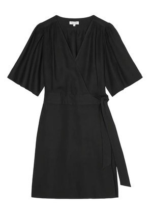 Marc O'Polo puff sleeves wrap dress - Black