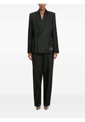 Victoria Beckham seam-embellished blazer - Black