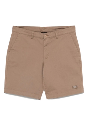 Emporio Armani logo-patch shorts - Brown