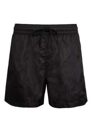 THE (Alphabet) drawstring swim shorts - Black