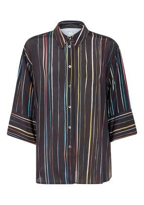 Paul Smith Signature Stripe silk shirt - Blue