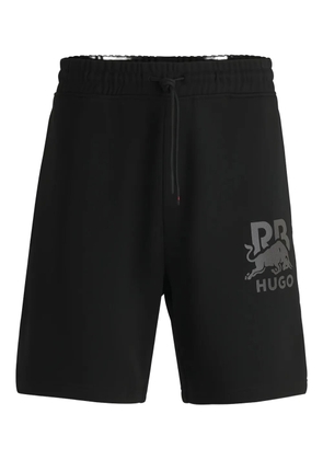 BOSS x RB logo-print drawstring shorts - Black
