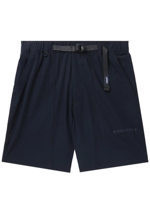 CHOCOOLATE logo-appliqué belted shorts - Black