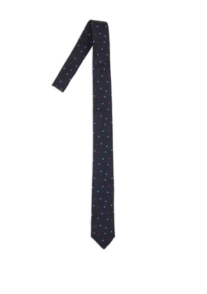 Paul Smith heart-print tie - Blue