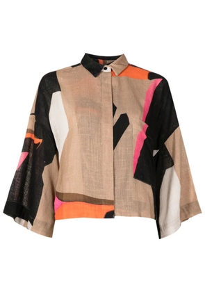 Osklen Tucano colour-block shirt - Multicolour