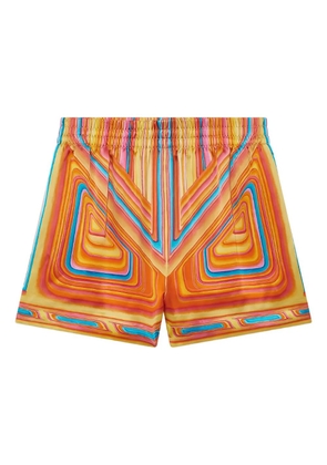 Casablanca graphic-print shorts - Orange