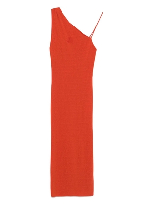 Nanushka asymmetric midi dress - Orange