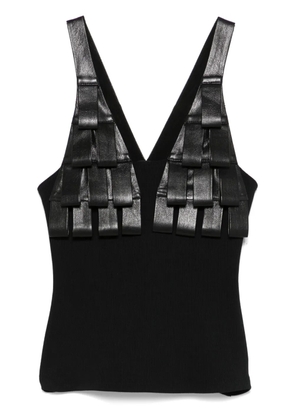 Nanushka Samila top - Black