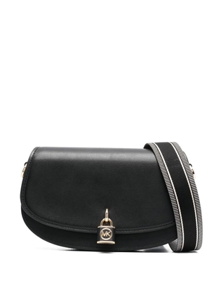 Michael Kors padlock-detail shoulder bag - Black