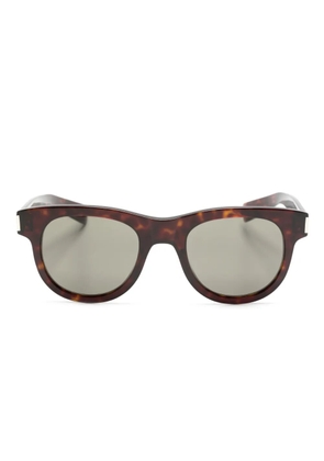 Saint Laurent Eyewear SL 571 round-frame sunglasses - Brown