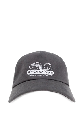 Iceberg embroidered-dog baseball cap - Grey