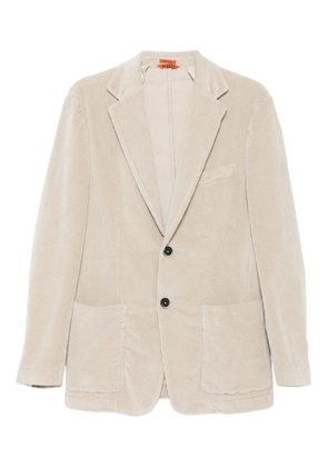Barena corduroy single-breasted blazer - Neutrals