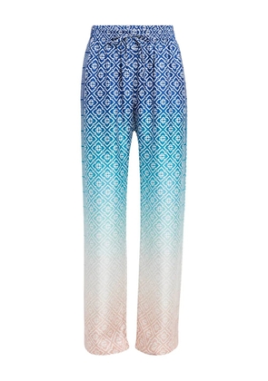 Casablanca ombré-effect trousers - Blue