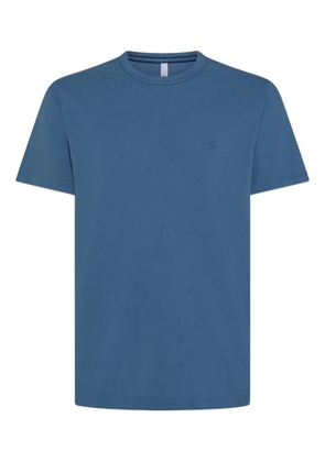 Sun68 logo-embroidered T-shirt - Blue