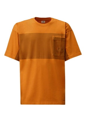C.P. Company pocket-panel stripe T-shirt - Orange