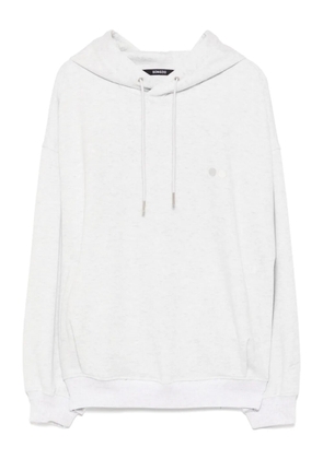 SONGZIO poetry embroidered hoodie - Grey