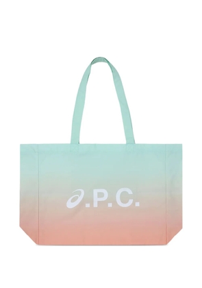 A.P.C. x ASICS Diane ombré tote bag - Blue
