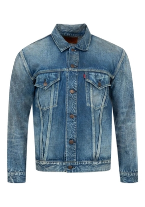 Fullcount patch-pocket denim jacket - Blue