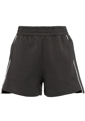 izzue cotton-blend track shorts - Grey