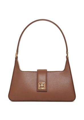 ANINE BING Lou leather shoulder bag - Brown