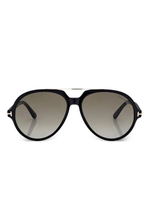 TOM FORD Eyewear Aalto pilot-frame sunglasses - Black