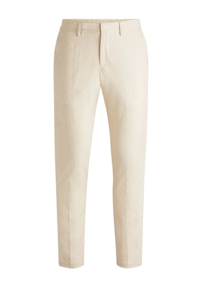 BOSS elasticated-waistband trousers - Neutrals